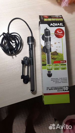 Нагреватель воды для аквариума aquael platinium he