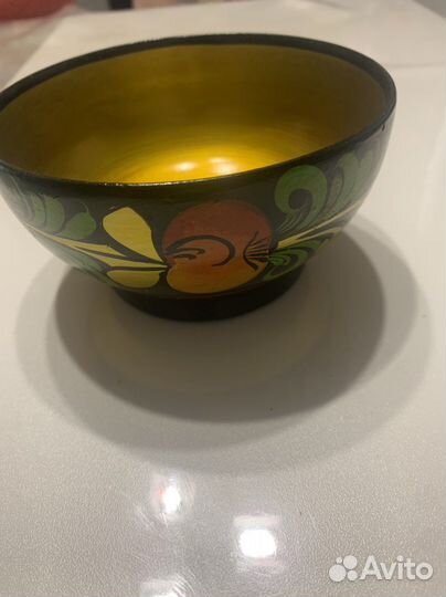 Деревянная тарелка