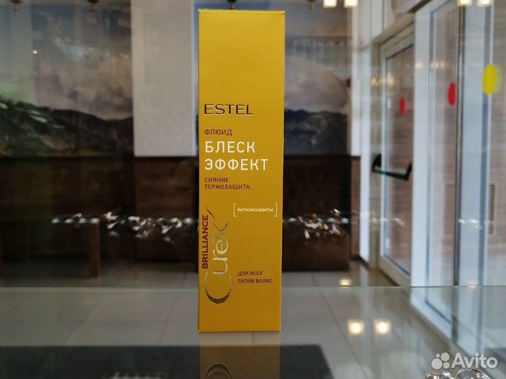 Флюид-блеск с термозащитой estel curex