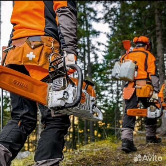 Спил деревьев, расчистка участка, дробление веток