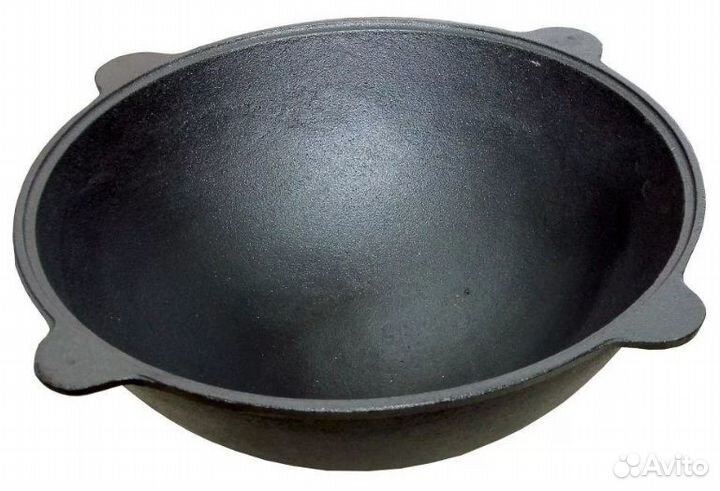 Казан чугунный 16л узбекский новый сорт premium