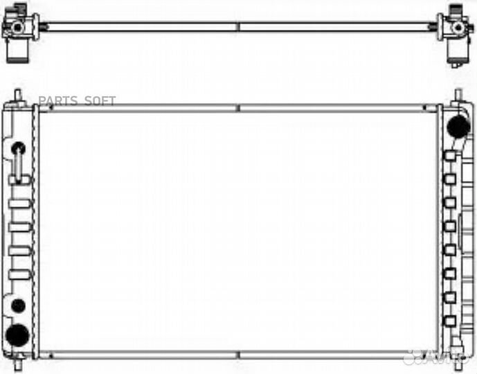 Радиатор nissan X-trail II(T31) 07