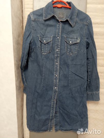 Платье джинсовое