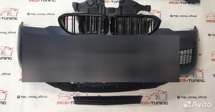 Передний бампер BMW G30 стиль м5 ф90 + ноздри #1