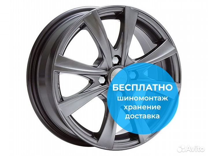 R14 4x98 5,5J ET38 D58,6 Скад Мальта Graphite