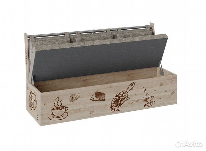 Скамья прямая с местом для хранения