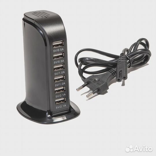 Зарядное устройство Adapter 6 USB (30W)