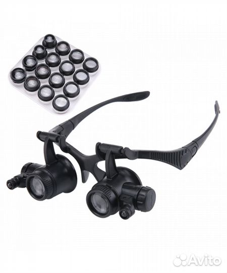 Бинокулярные Очки лупа для ремонта 9892G8KX Новые