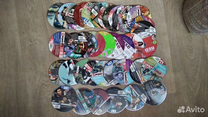 Диски из старых компьютерных журналов