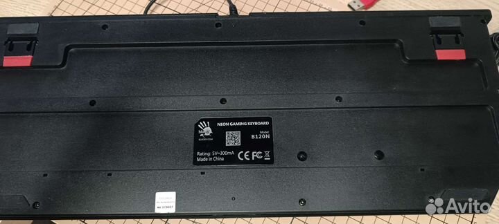 Игровая клавиатура A4Tech Bloody B120n Neon