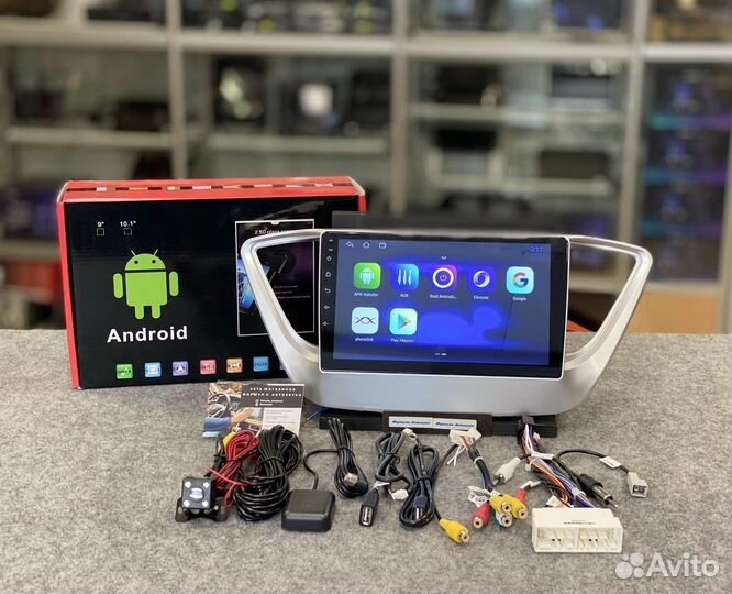 Штатная магнитола Hyundai Solaris 2 2017-2018 2-16