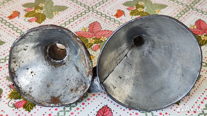 Воронки металлические, горлышки, воронка, горлышко