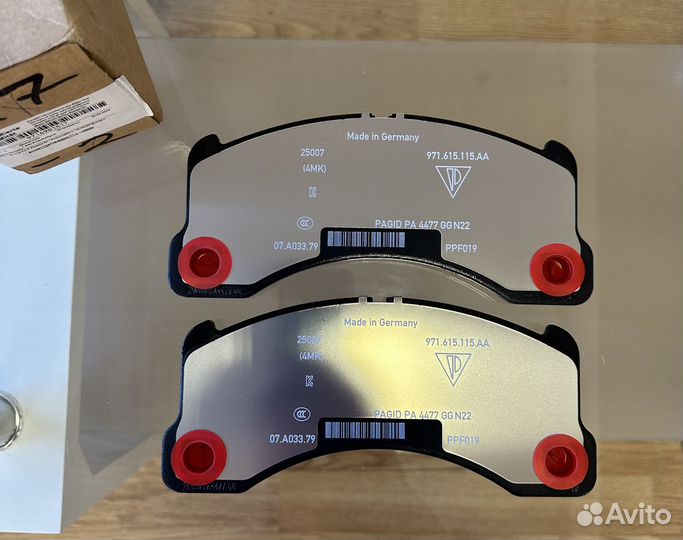 Колодки передние, 971,971-2 Panamera,Sport Turismо