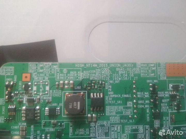 Телевизор Samsung ue32j4500ak BN41-02360B