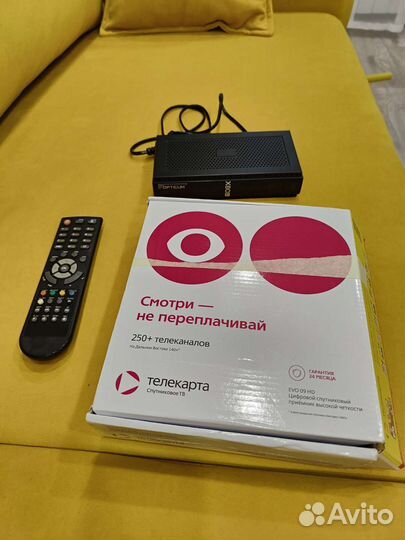 Ресивер для спутникового телевидения Телекарта
