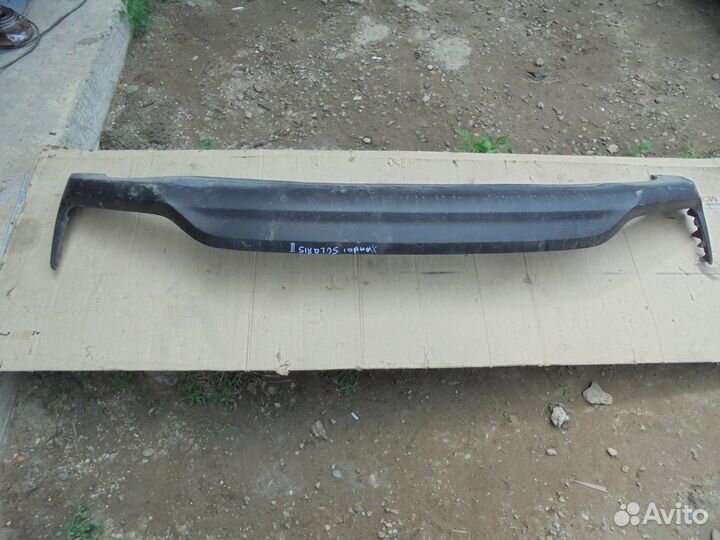 Спойлер бампера Hyundai Solaris 2 2017