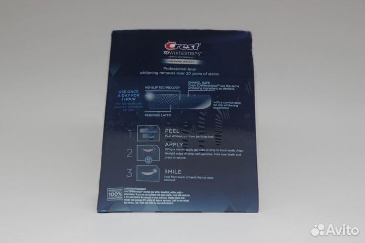Отбеливающие полоски для зубов crest 3D whitestrip