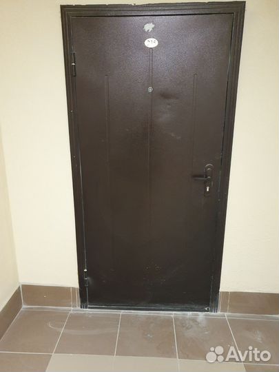 Дверь входная от застройщика