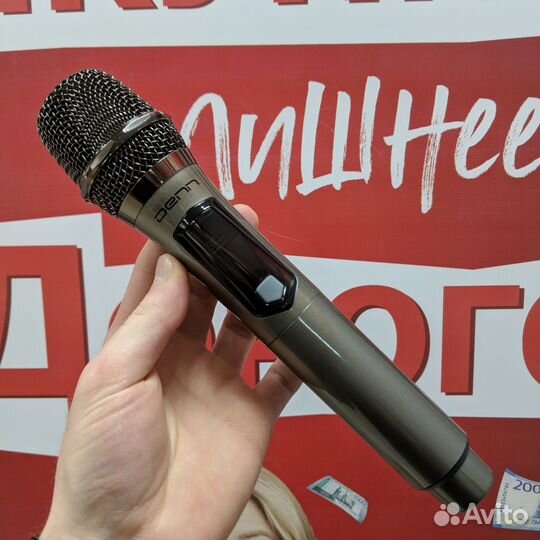 Беспроводной универсальный микрофон Denn DMC002