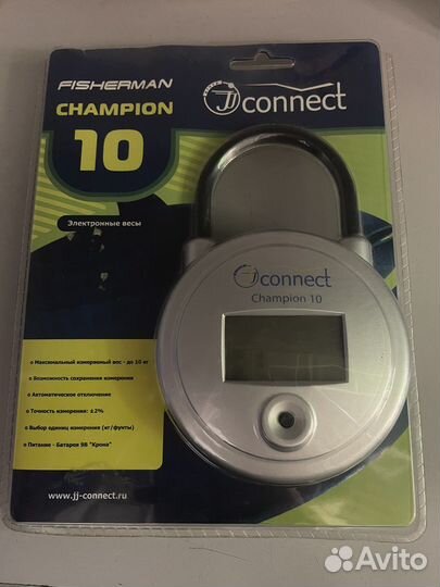 Портативные электронные весы JJ-Connect Fisherman