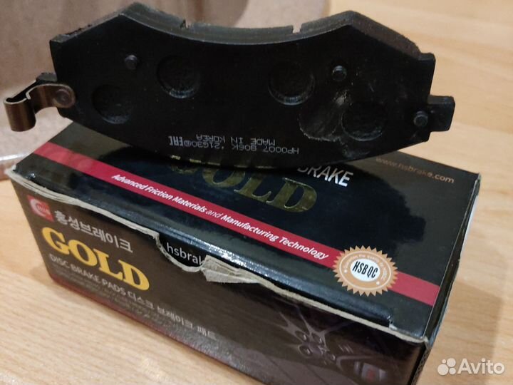 Тормозные колодки на hyundai