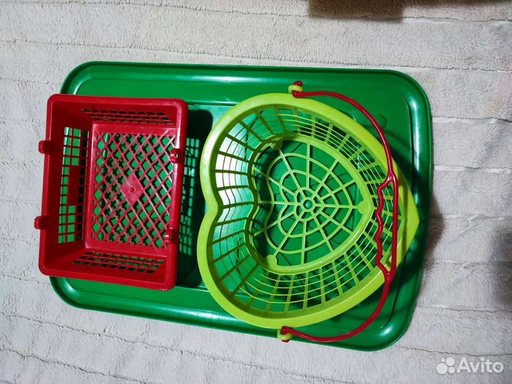 Продукты игрушечные, большой ящик