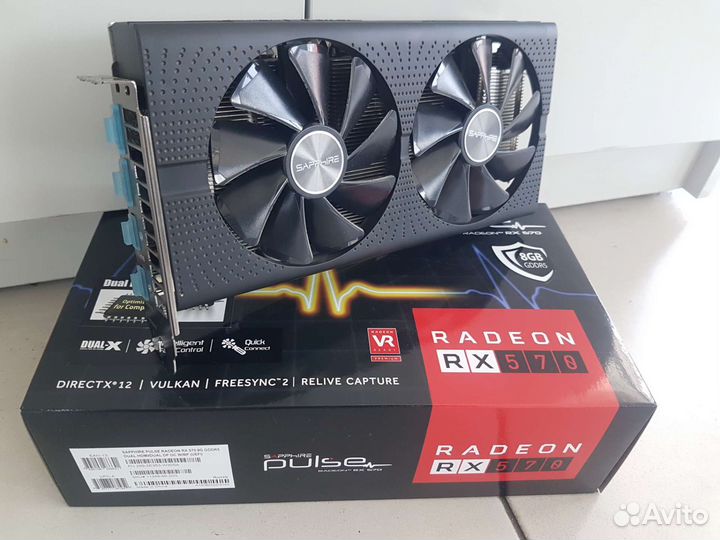 Видеокарта Sapphire Pulse RX570 8Gb