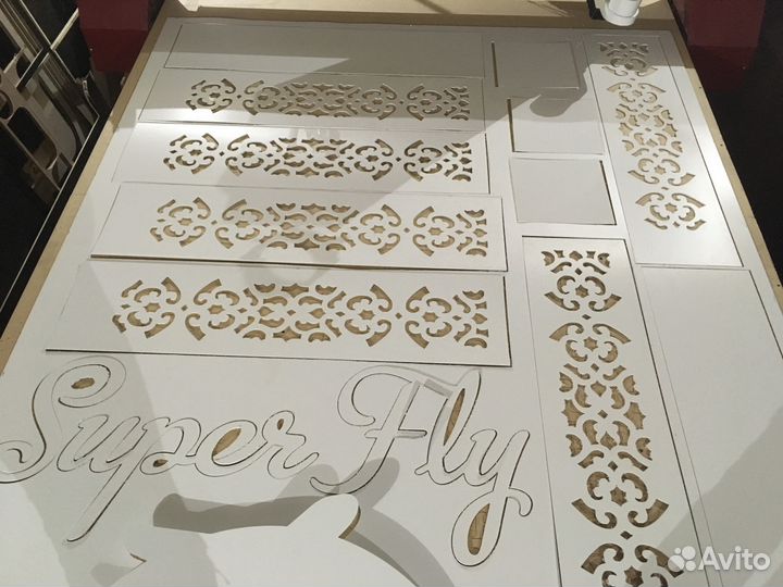 Фрезеровка на чпу станке c полем 2120х4000 мм