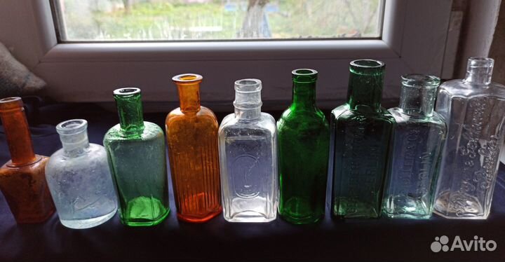 Немецкие старинные бутыльки