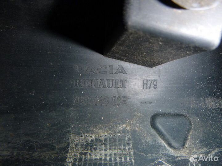 Накладка на порог левая renault duster 2012