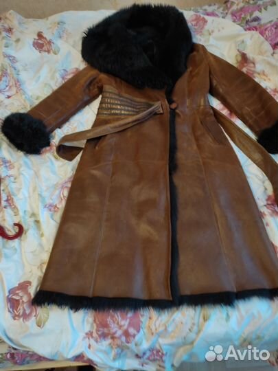 Дубленка женская 48 50 натуральная италия