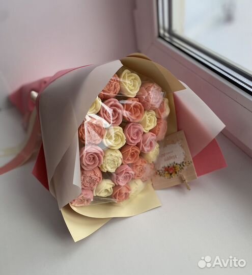 Букет из шоколадных роз