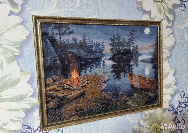 Картина вышитая крестом