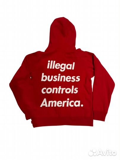 Худи Supreme control America Оригинал