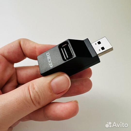 Переходник для 3 флешек dexp