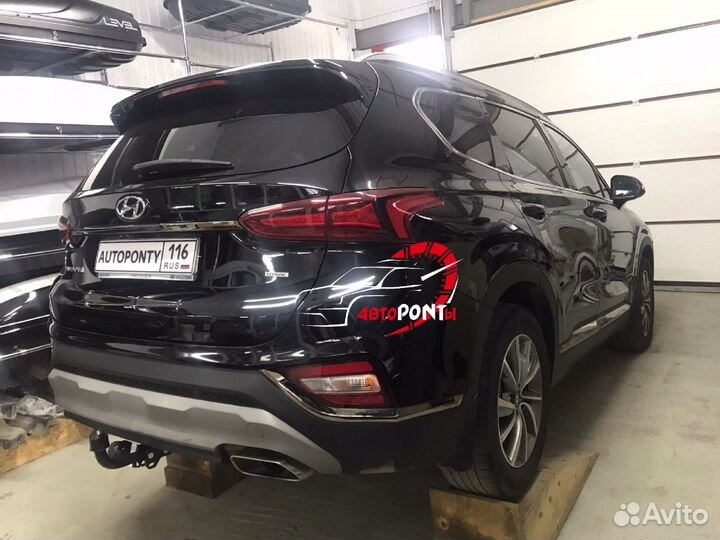 Фаркоп Hyundai Santa Fe 2018 рестайлинг