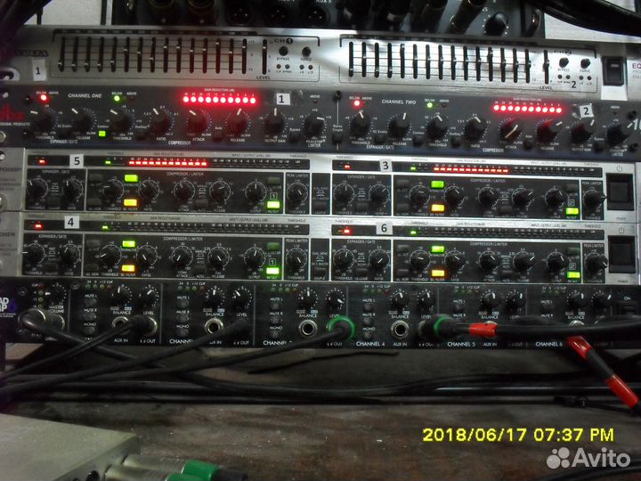 Гейт лимитер компрессор DBX 166 XL