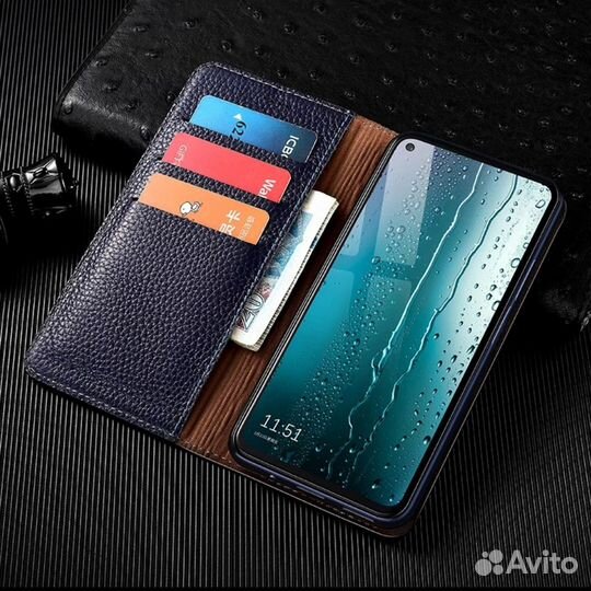 Чехол из натуральной кожи для Xiaomi Mi 9 Pro