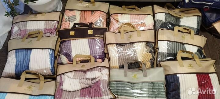 Пледы кубик