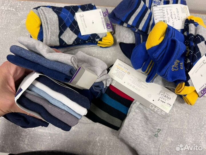 Набор. Носки мужские 35-40. Италия 