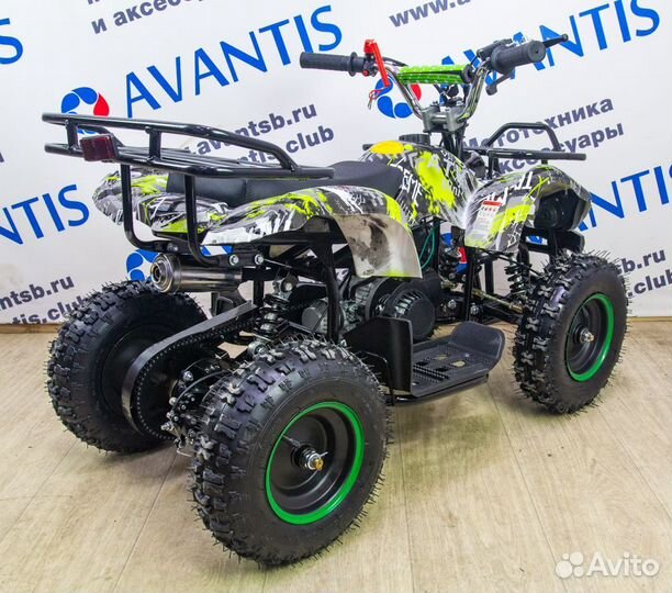 Детский квадроцикл ATV classic mini Зеленый ананас