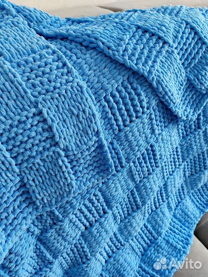 Плед из Ализе пуффи для малыша