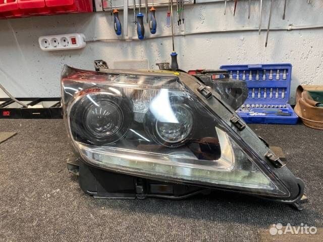 Фара Lexus LX570 чёрная Anniversary Edition