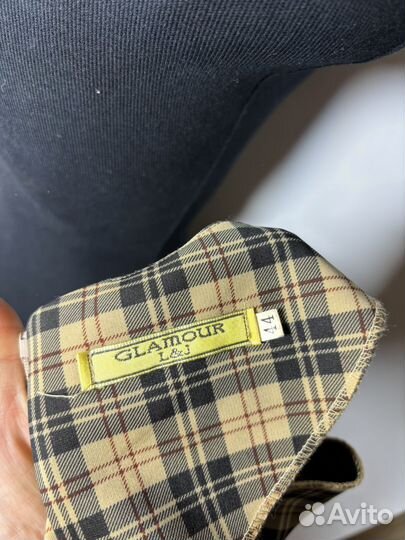 Платье в клетку 44