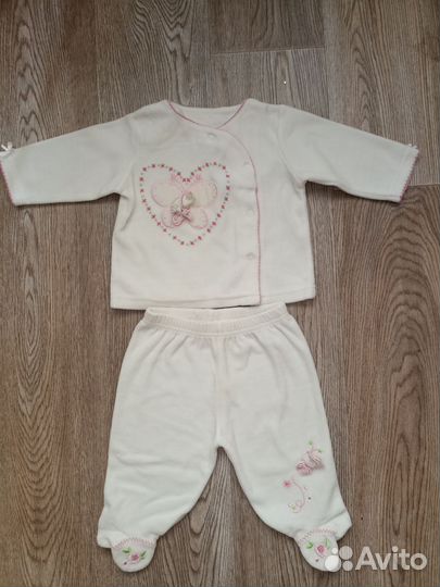 Тёплые вещи пакетом на девочку 62