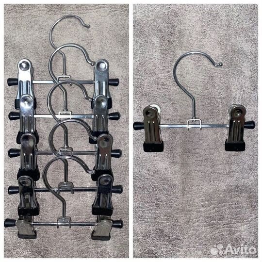 Вешалки плечики с зажимами