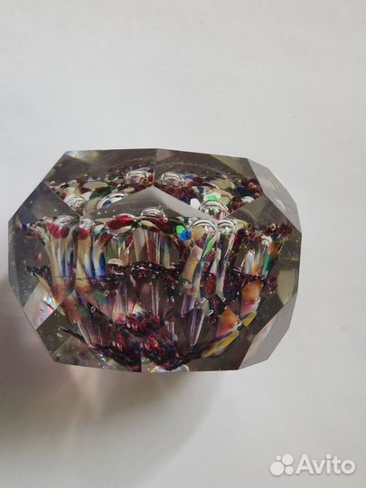 Пресс-папье Цветы. Стекло. 19 -нач 20 века