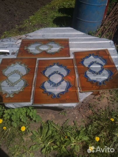 Стекло узорное