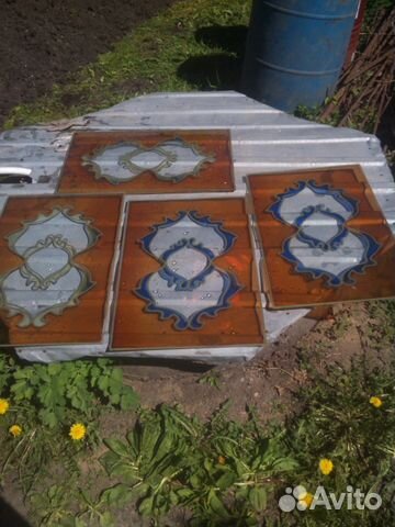 Стекло узорное