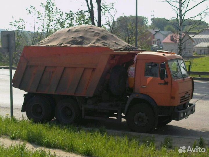 Песок, щебень